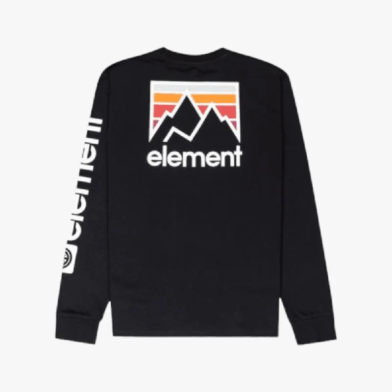 Element Mens Joint Long Sleeve Tee Flint Black