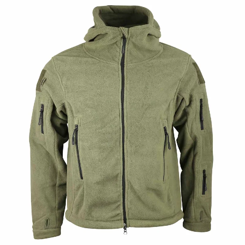 Kombat Tactical Recon Fleece Hoodie Olive Green