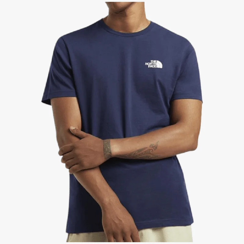 The North Face Mens Simple Dome Short Sleeve Tee Summit Navy