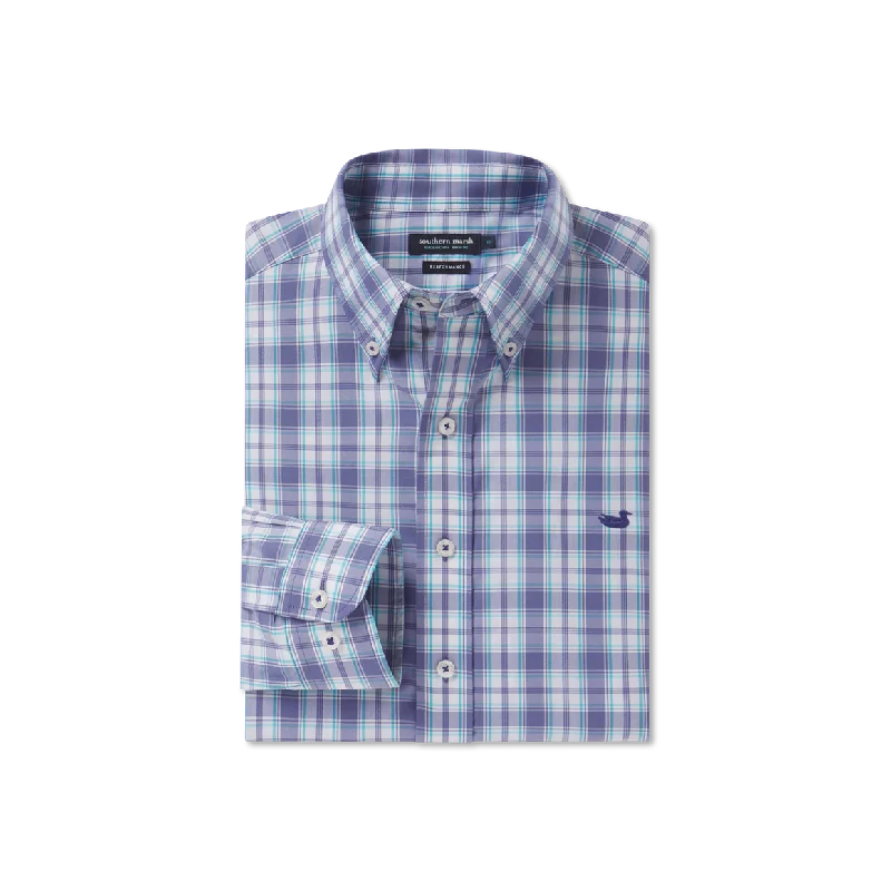 Southern Marsh Benton Performance Plaid Dress Shirt