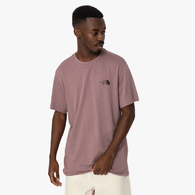 The North Face Mens Simple Dome Short Sleeve Tee Fawn Grey