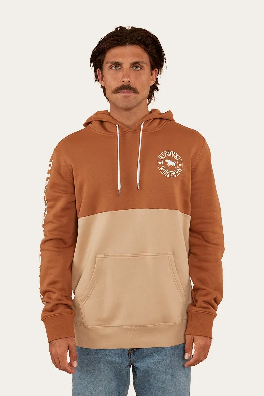 Hahndorf Mens Hoodie - Toffee/Dark Sand