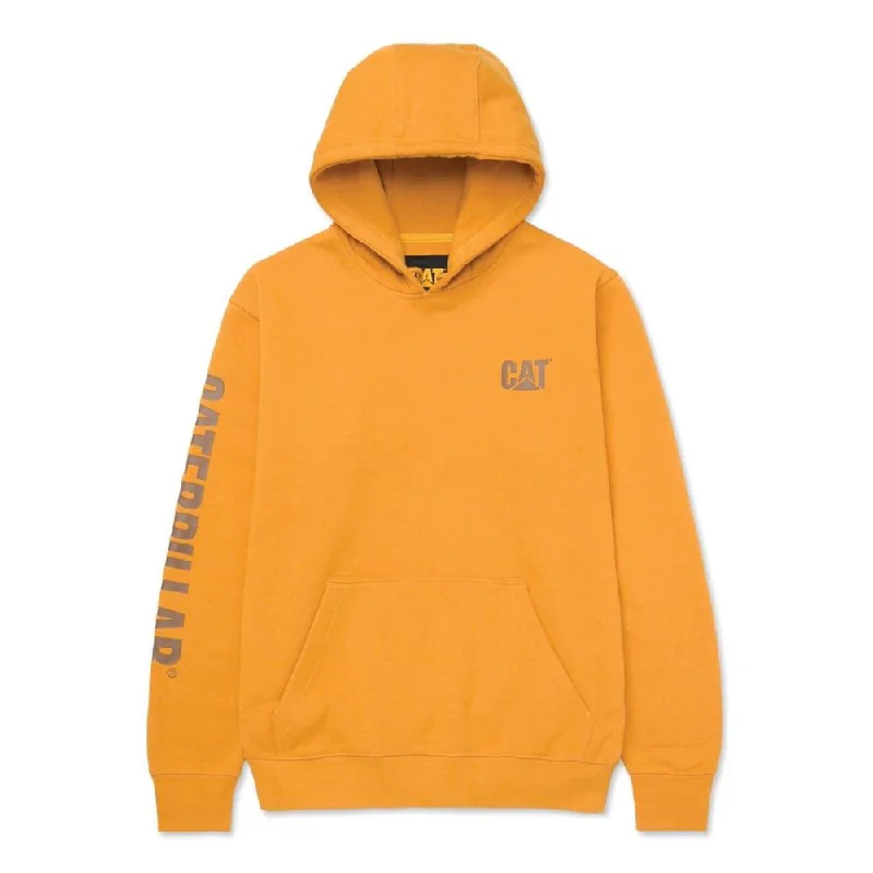 CAT Men's Trademark Banner Hoodie - Mustard Yellow 1910709