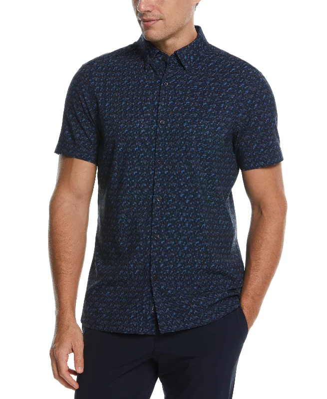 Total Stretch Geo Print Shirt