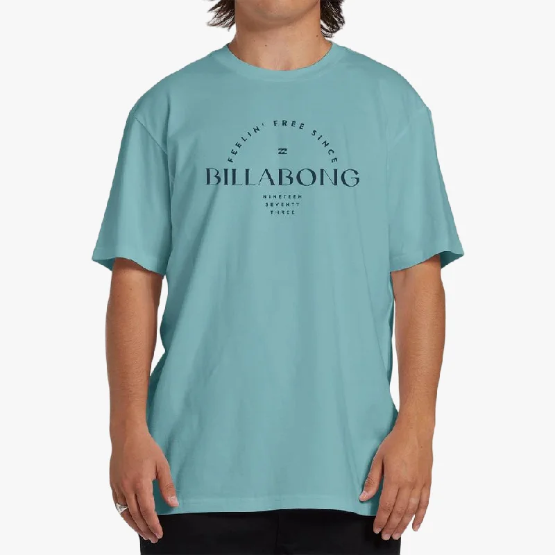 Billabong Mens Coastal Town Short Sleeve Tee Angel Blue