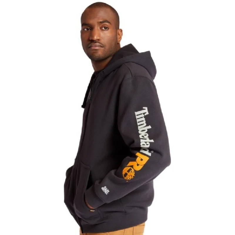 Timberland PRO Hood Honcho Full Zip Work Hoodie - Black TB0A235X001