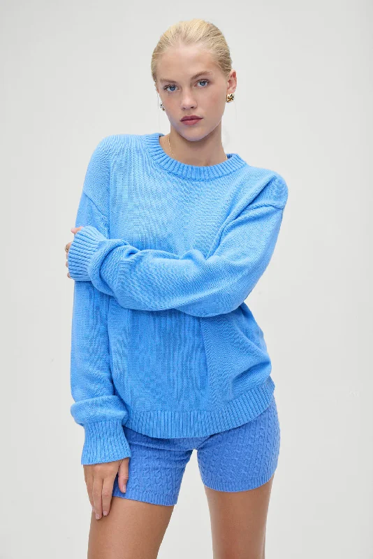 Kip Oversized Sweater - Blue Moon