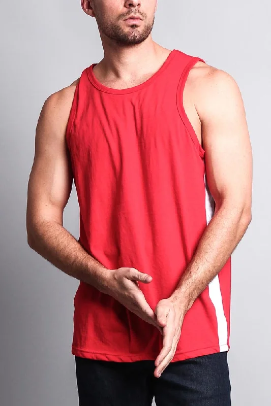 Men's Tank Top with Accent Band