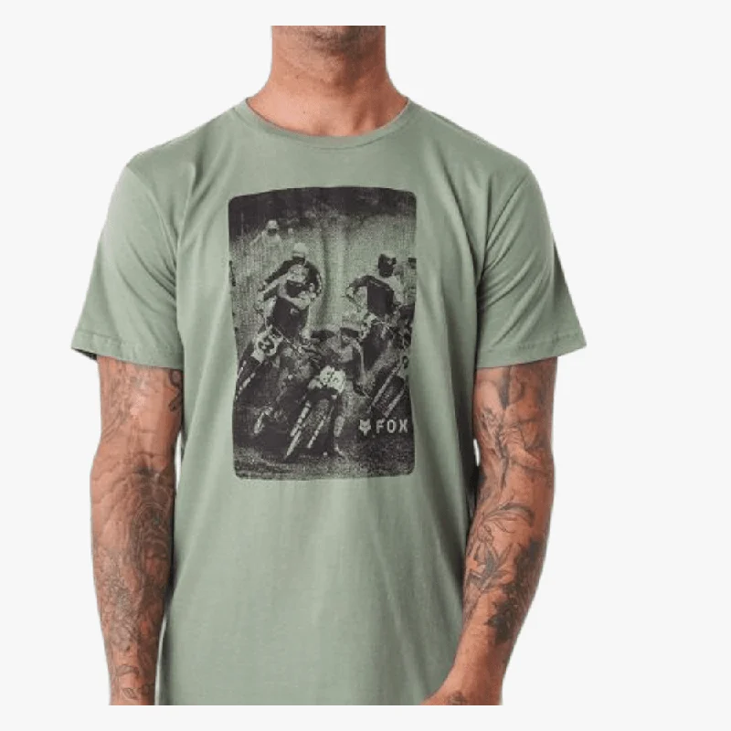 Fox Mens Furioso Short Sleeve Tee Light Army