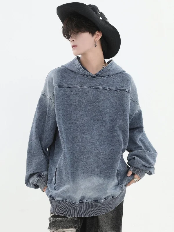 [INSstudios] Loose Denim Hoodie na1632