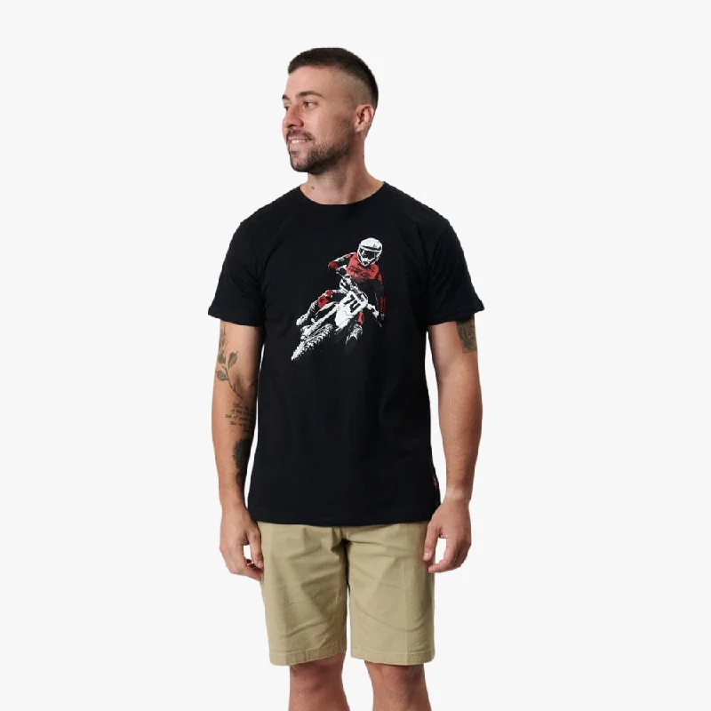 Fox Mens Orbit Short Sleeve Tee Black