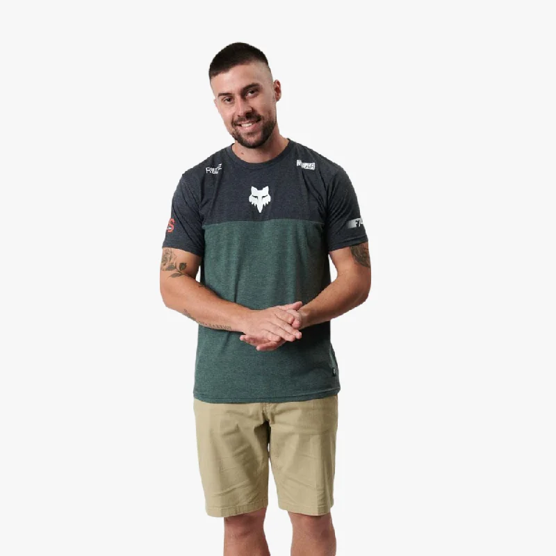 Fox Mens Race Splitter Short Sleeve Tee Heather Green