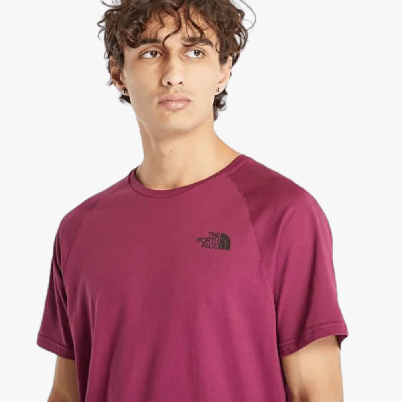 The North Face Mens Simple Dome Short Sleeve Tee Boysen Berry