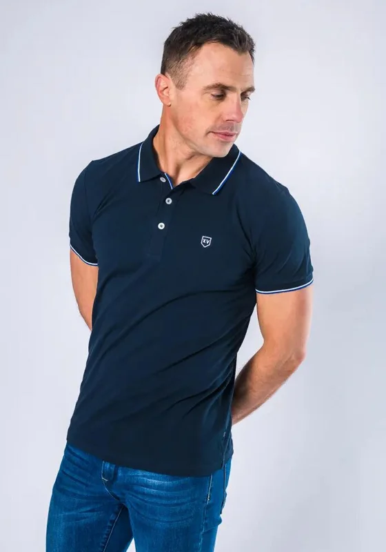 XV Kings by Tommy Bowe Outeniqua Polo Shirt, Classic Navy