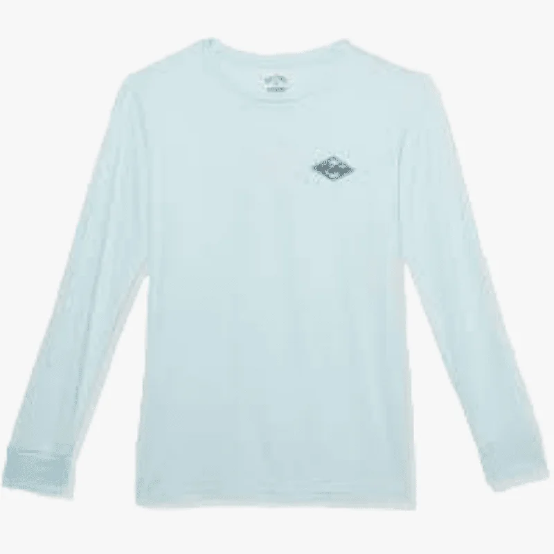 Billabong Mens Long Sleeve Tee Diamond Blue