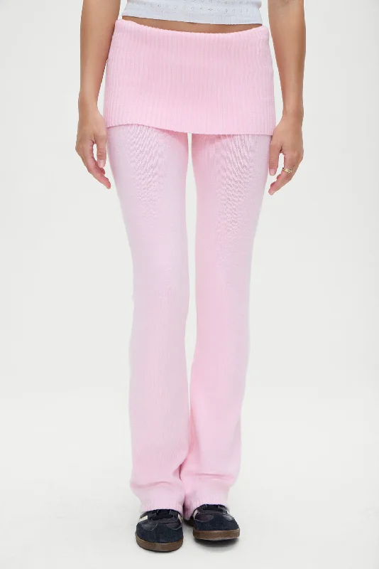 Aimee Knit Pants - Cozy Pink