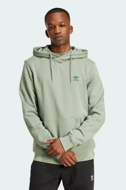 Essential Hoodie FT Silver Green