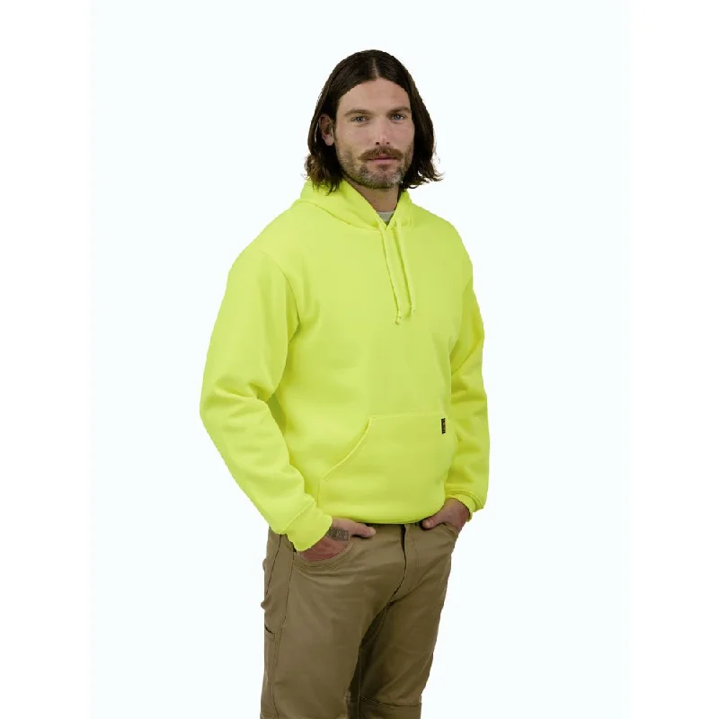 Walls Men's Enhanced Visibility Pullover Work Hoodie YW20 - Yellow