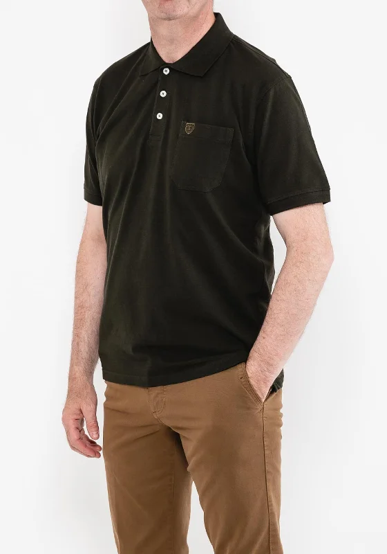 Pre End Niels Polo Shirt, Forest Green