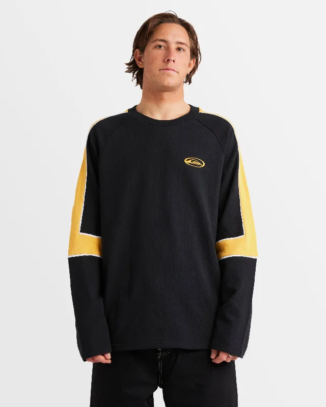 Mens Saturn Panel Crew Neck Sweatshirt