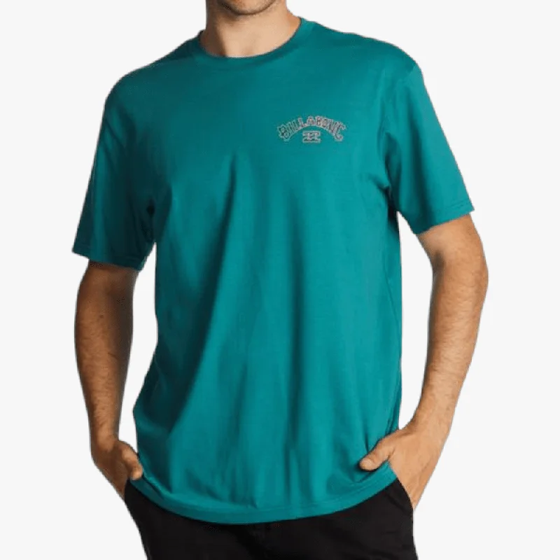 Billabong Mens Arch Fills Short Sleeve Tee Tea