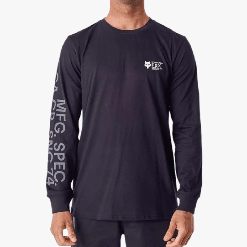 Fox Mens Barge Long Sleeve Tee Black