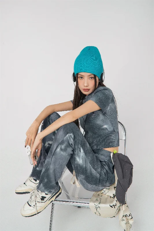 Year-End Deals Noticing Every Details Tie And Dye Pants