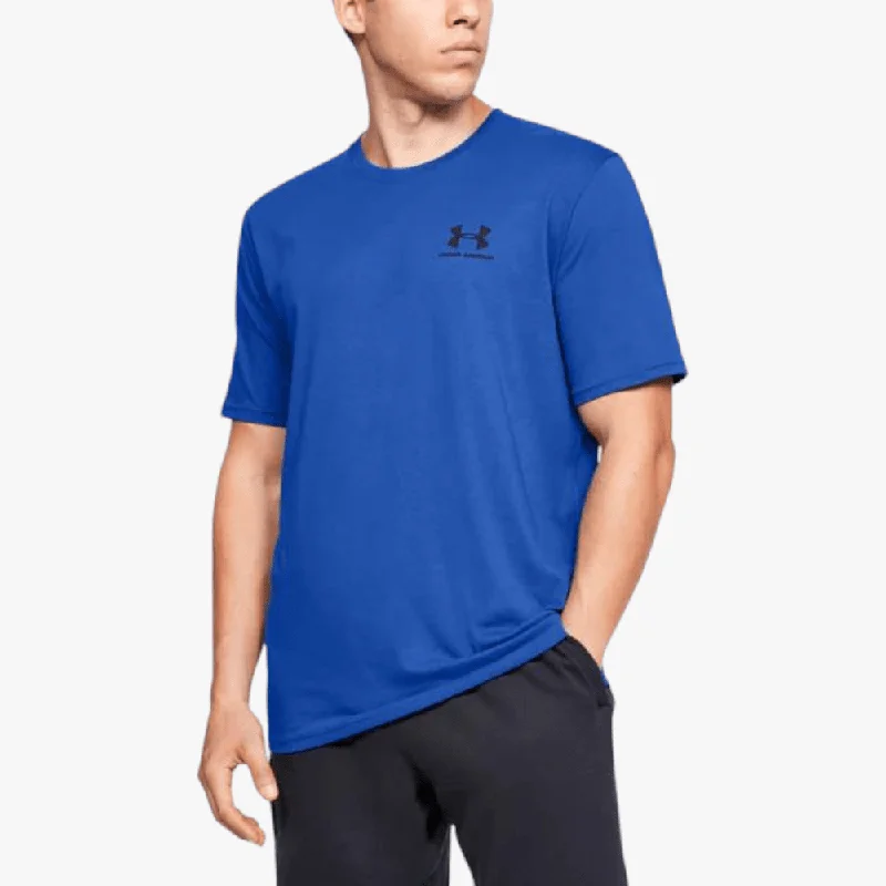 Under Armour Mens Sportstyle Left Chest Short Sleeve Tee 486 Royal