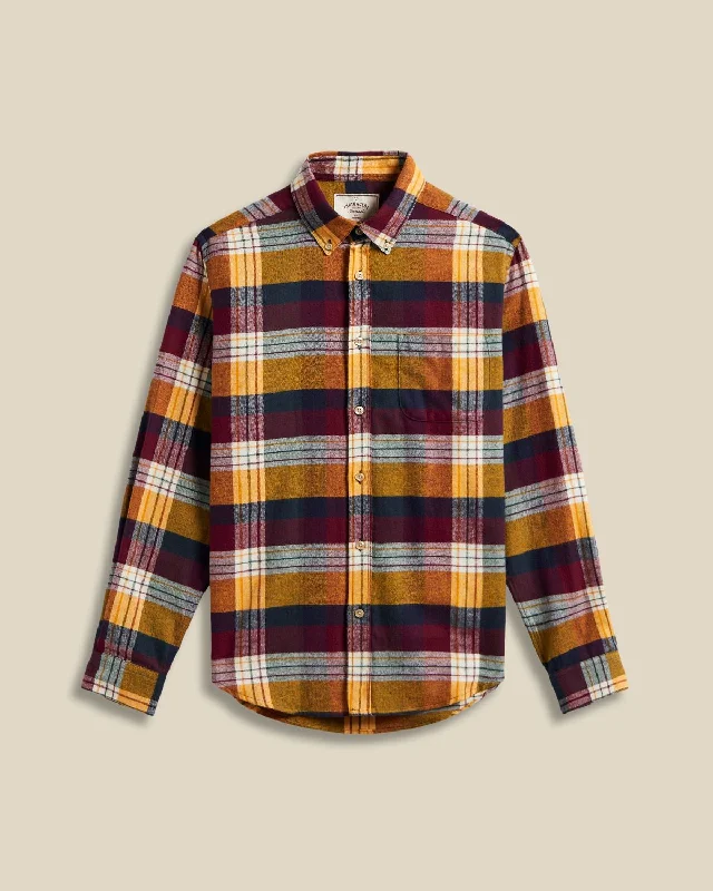 Cotton 'stance' Flannel Shirt