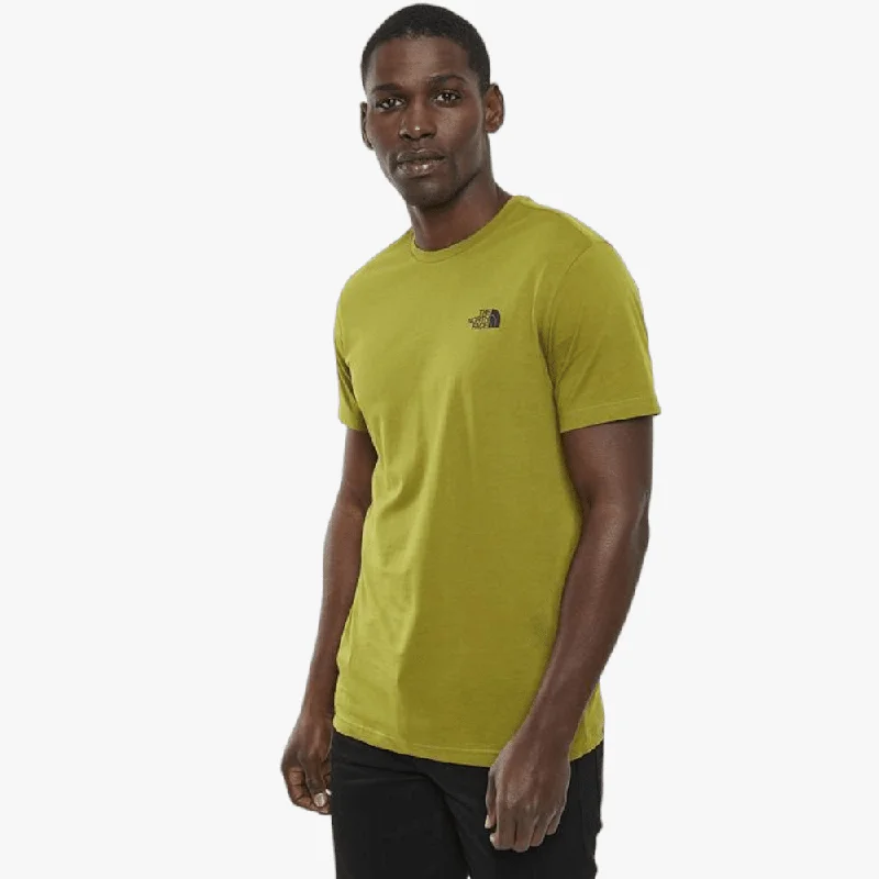 The North Face Mens Simple Dome Short Sleeve Tee Sulphur Moss