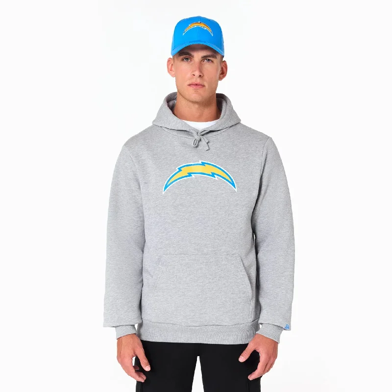 LA Chargers NFL Grey Pullover Hoodie