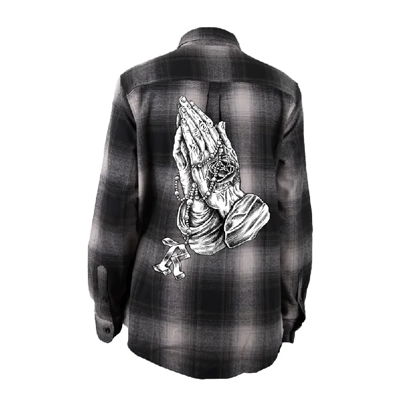 Give Thanks Blessings Flannel [SHADOW BLACK] LIMITED EDITION