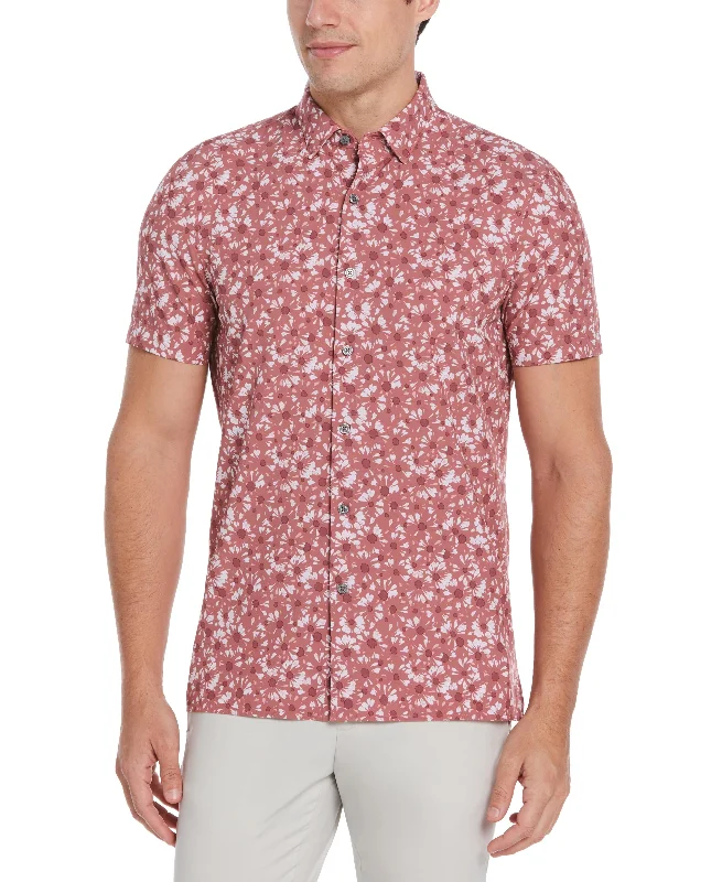 Total Stretch Slim Fit Ditsy Floral Shirt