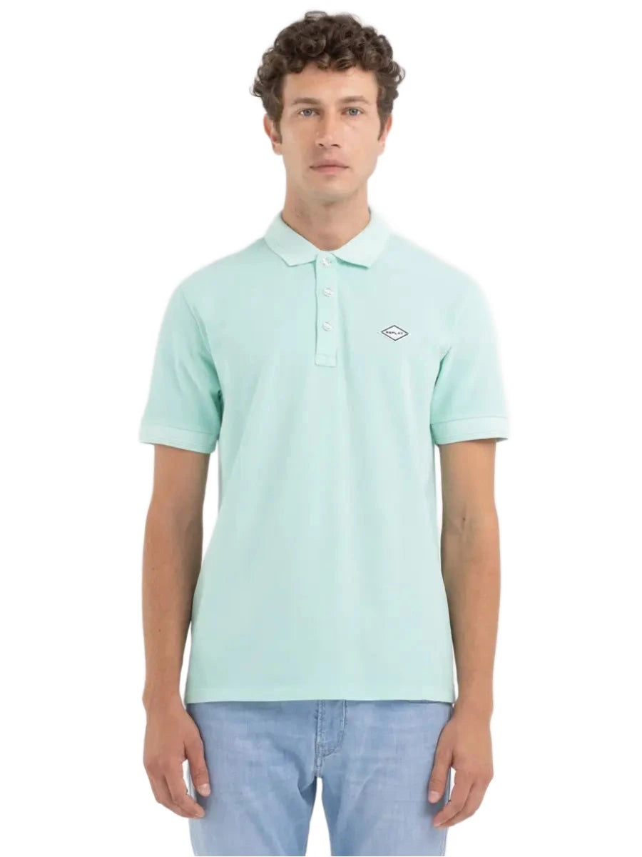 ID24203-Replay Green Polo Shirt