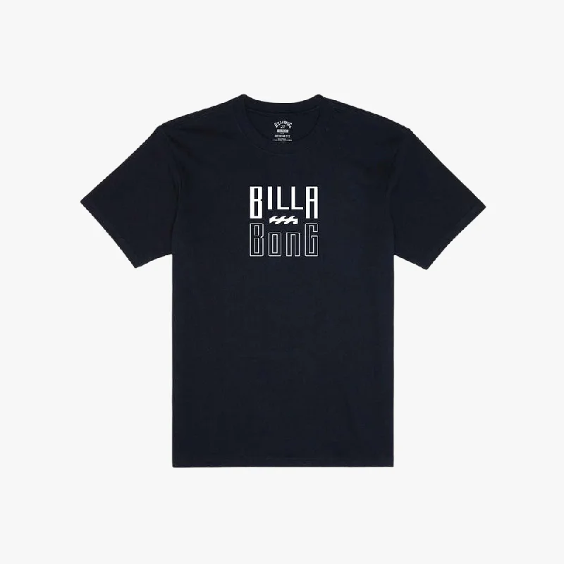 Billabong Mens Thousand Stack Short Sleeve Tee Eclipse Navy