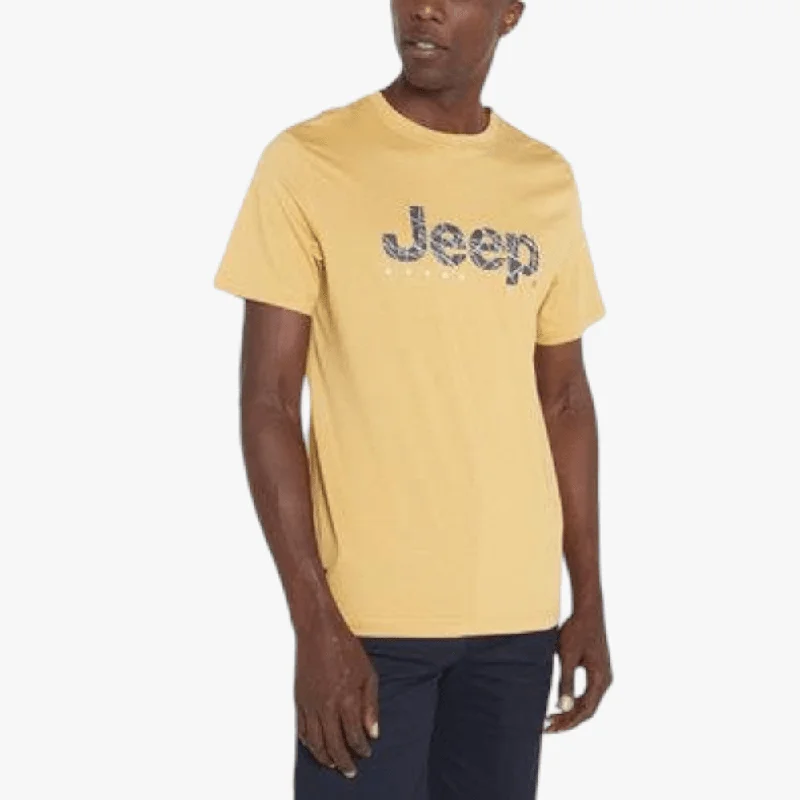 Jeep Mens Core Graphic Short Sleeve Tee Camel