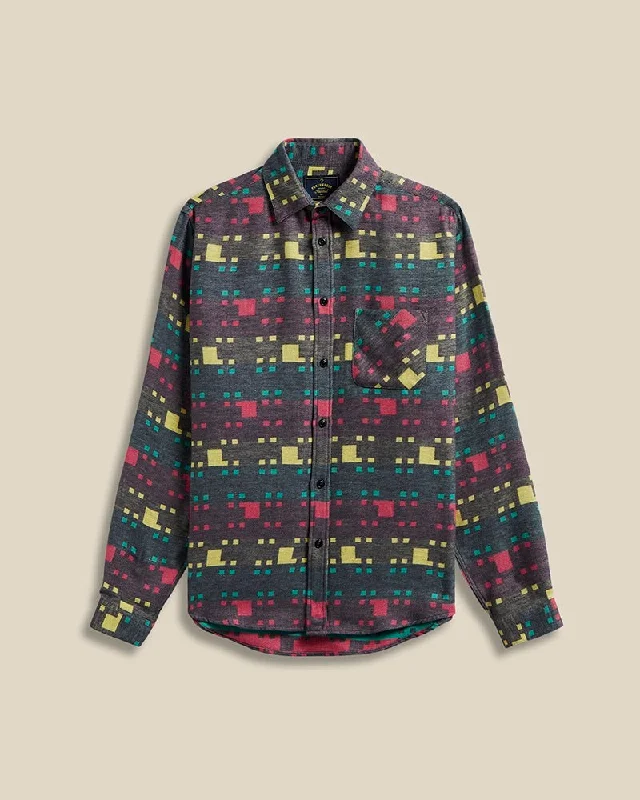 Cotton 'semaphore' Flannel Shirt