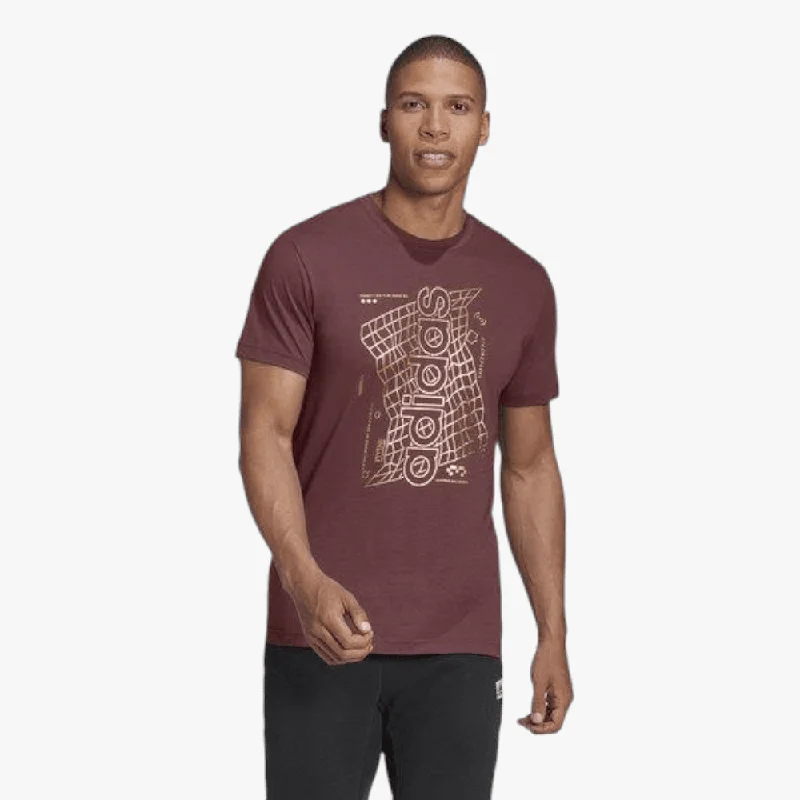 adidas Mens Mrtrmd Fl Short Sleeve Tee Legred