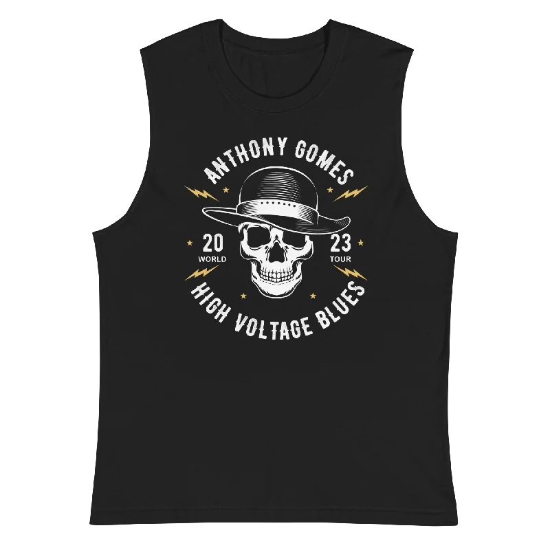 Skull Hat Muscle Shirt