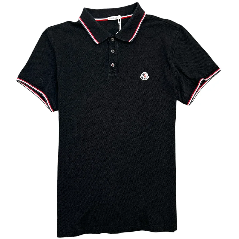 Men's Maglia Polo Shirt Black Size XL