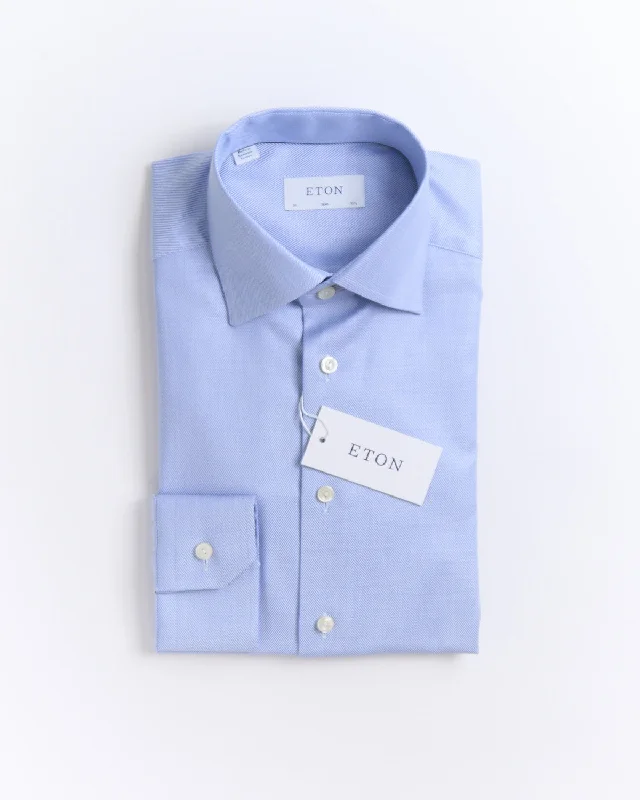 Melange Solid Slim Shirt