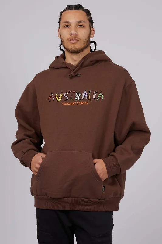 ST GOLIATH Australia hoodie - Brown