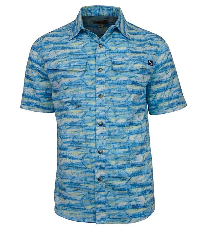 Men's Marlin Camo UV Vented Fishing Shirt