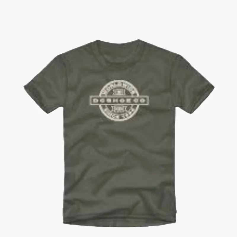 Dc Mens Around Here Short Sleeve Tee Olive