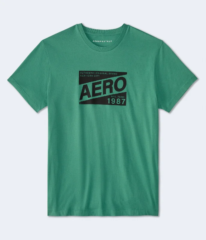 Aeropostale 1987 Box Logo Graphic Tee