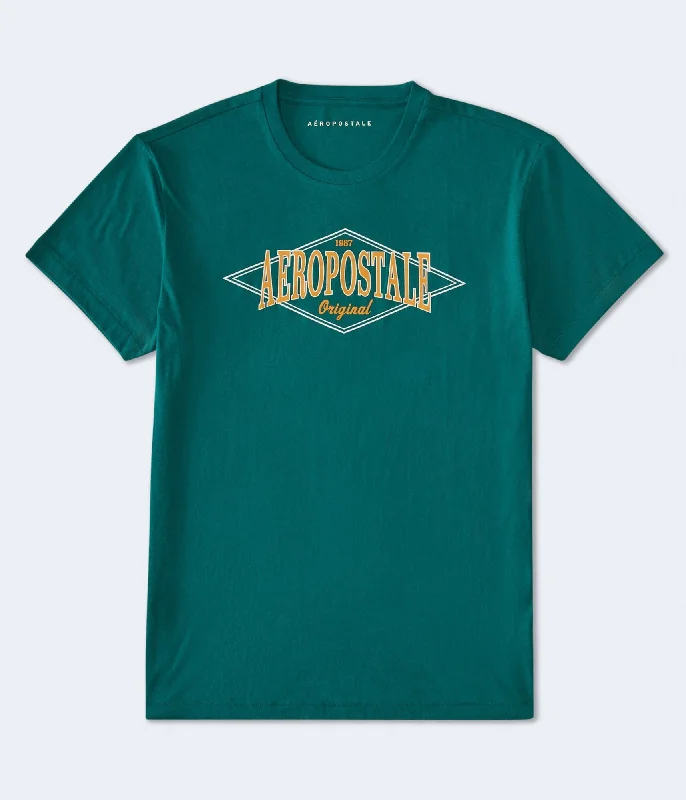 Aeropostale Diamond Logo Graphic Tee