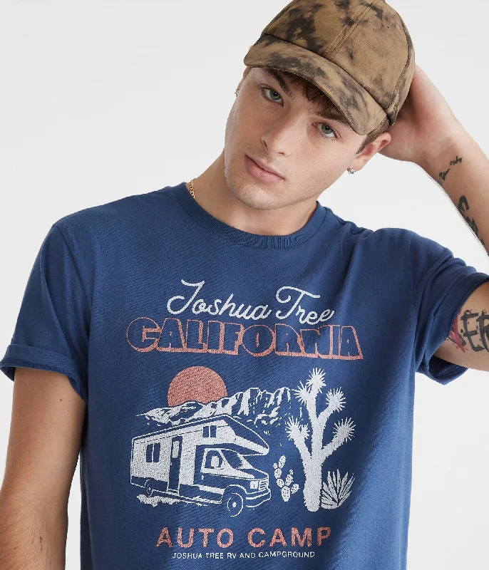 Aeropostale Joshua Tree Auto Camp Graphic Tee