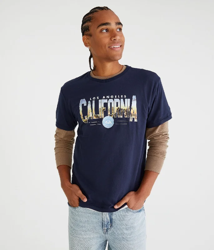 Aeropostale Los Angeles California Graphic Tee