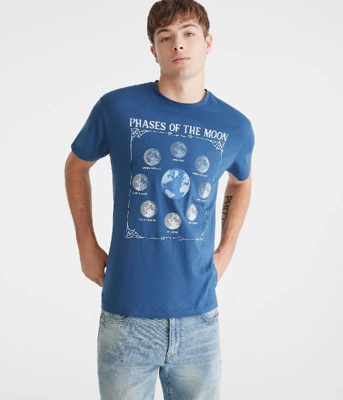 Aeropostale Moon Phases Graphic Tee