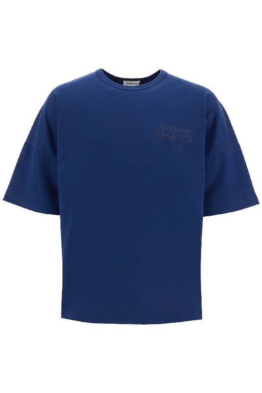 Alexander Mcqueen Men's Oversized Logo T